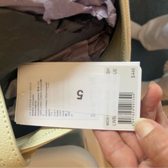 $448 Zadig & Voltaire Mick Wings Canvas Tote NWT WHITE - Picture 7 of 8